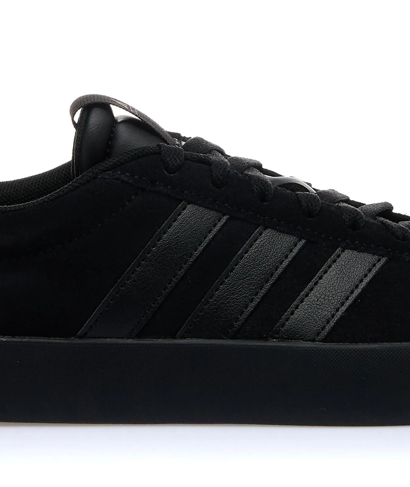 Sneakers tennis nere da uomo VL Court 3.0 effetto scamosciato