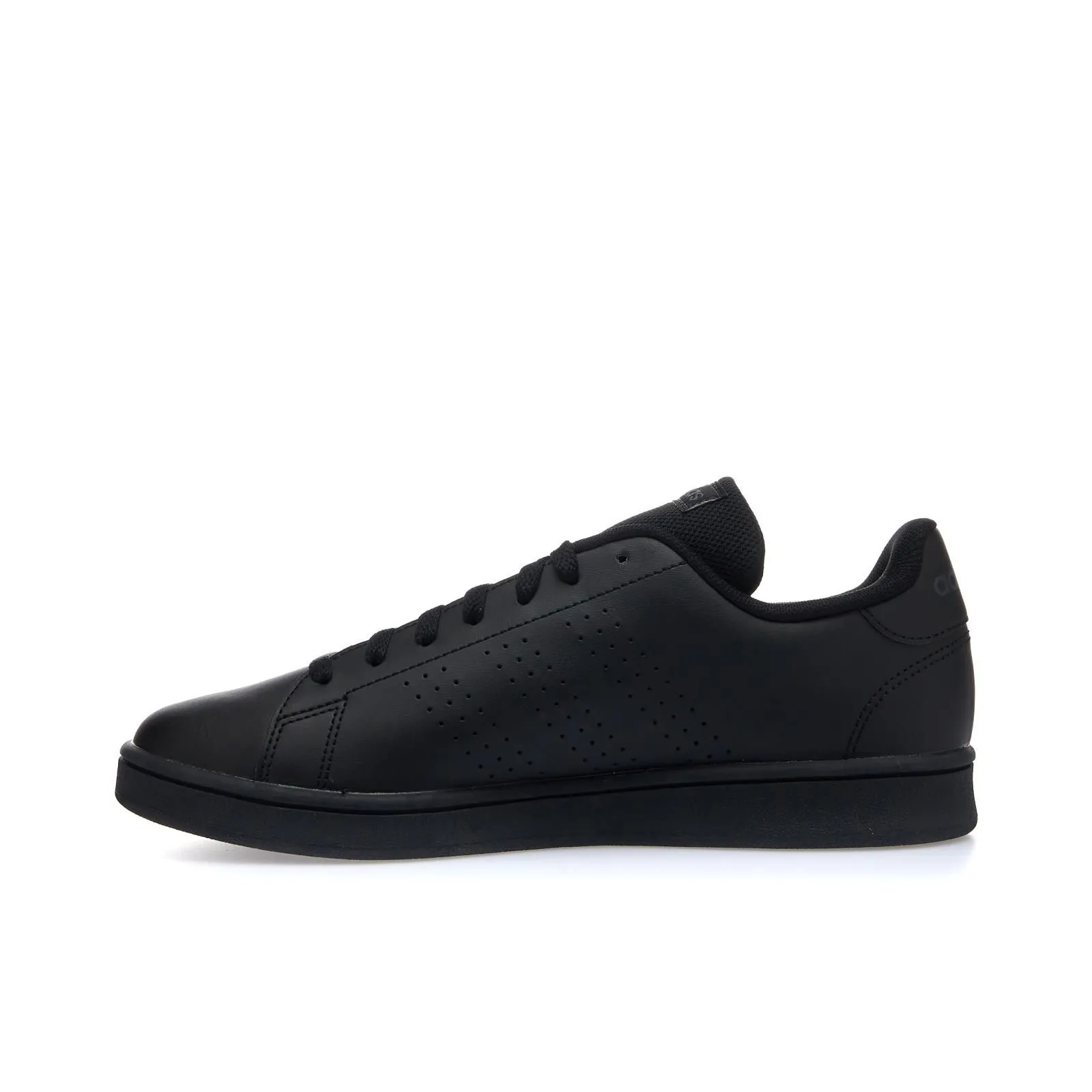 Sneakers tennis unisex nere in pelle Advantage Base Court Lifestyle