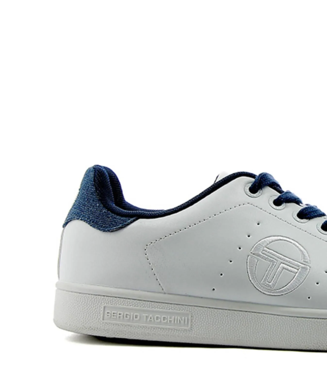 Sneakers uomo da tennis bianche con lacci