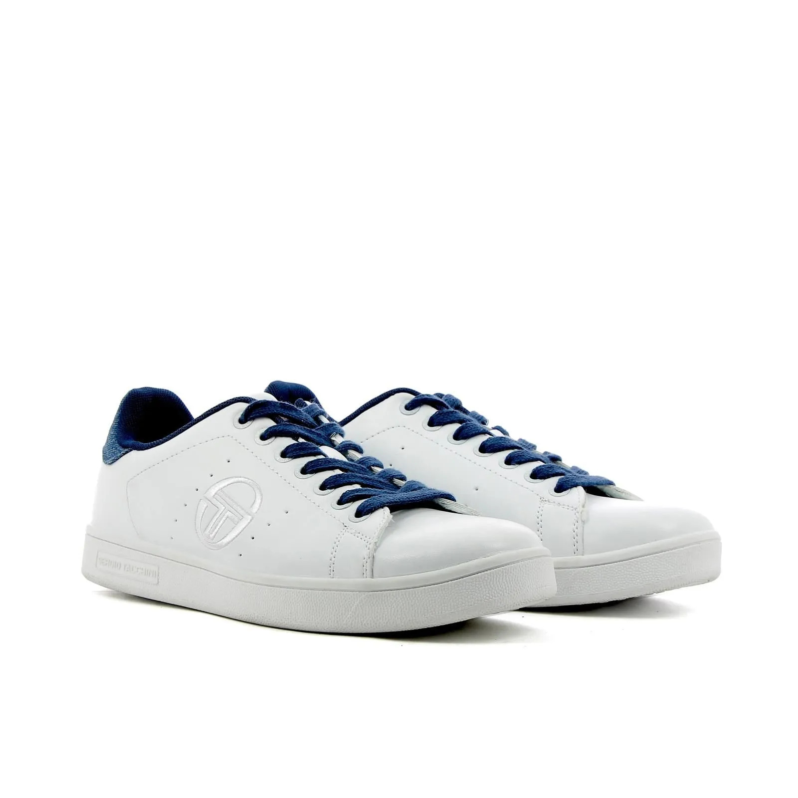 Sneakers uomo da tennis bianche con lacci