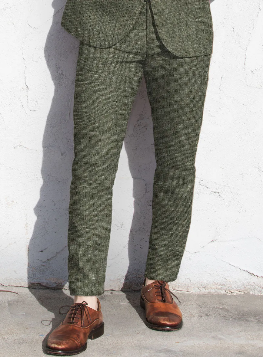 Solbiati Dew Green Linen Pants