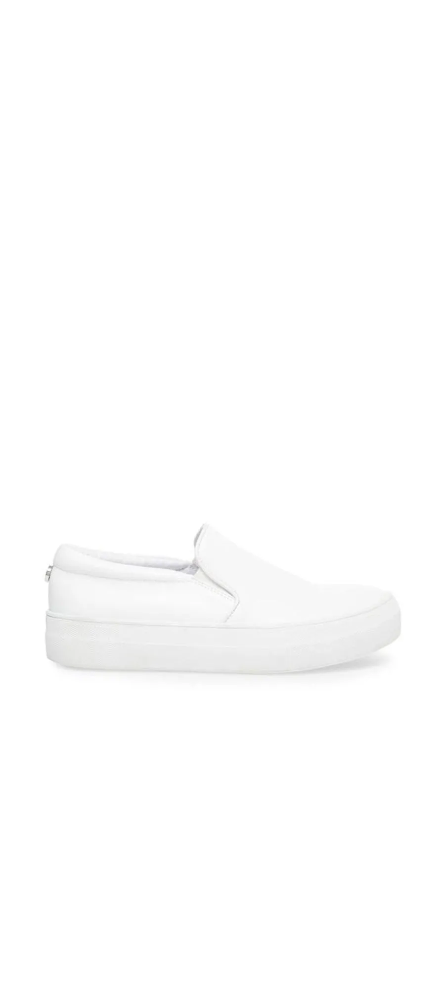 Steve Madden Gills-C womens Sneakers White Slip On Tennis Shoes