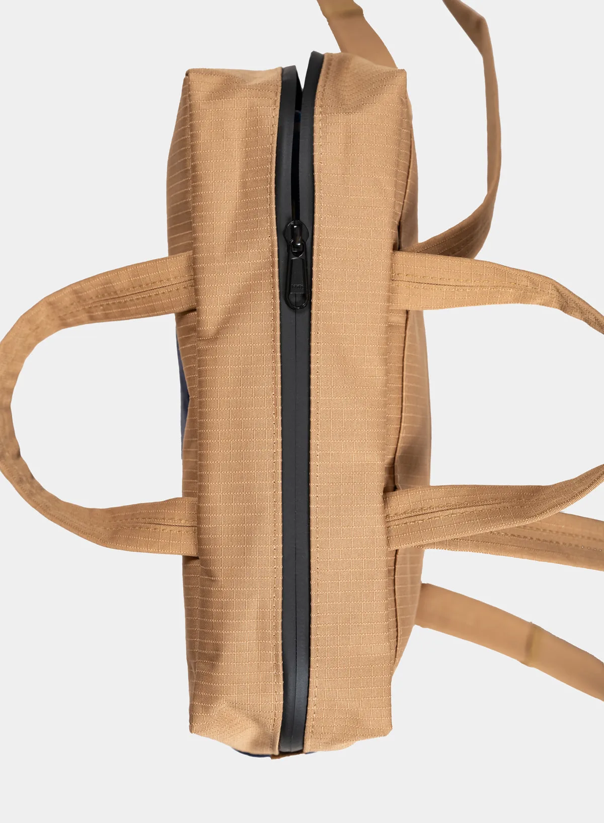 The New Backpack Camel & Navy