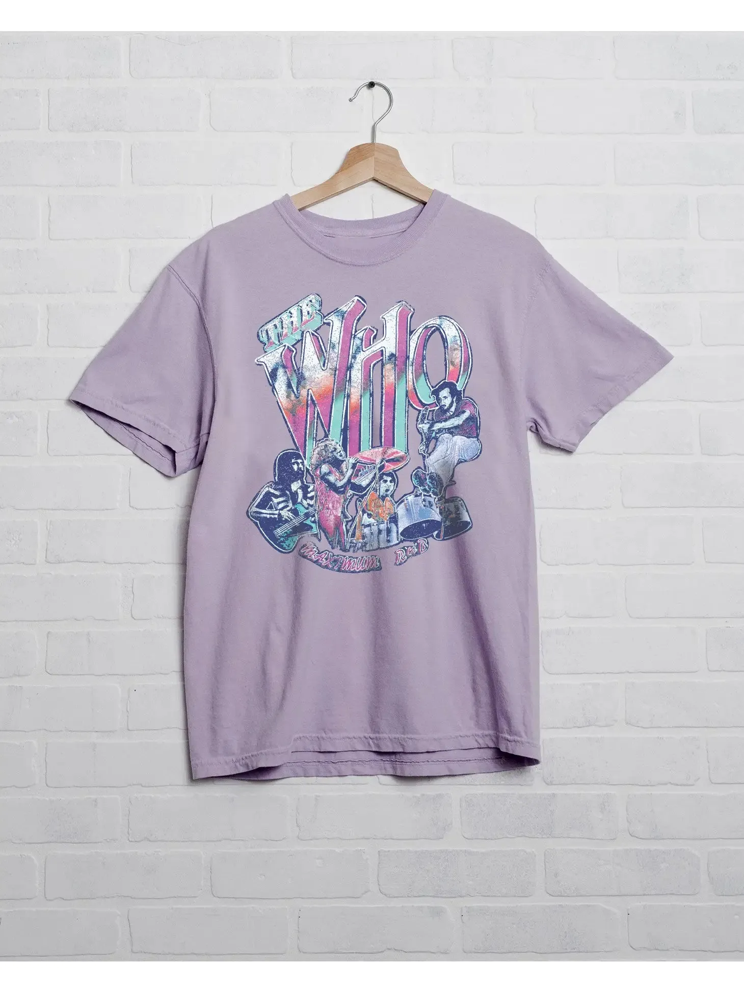 The Who Max R&B Lilac Thrifted tee