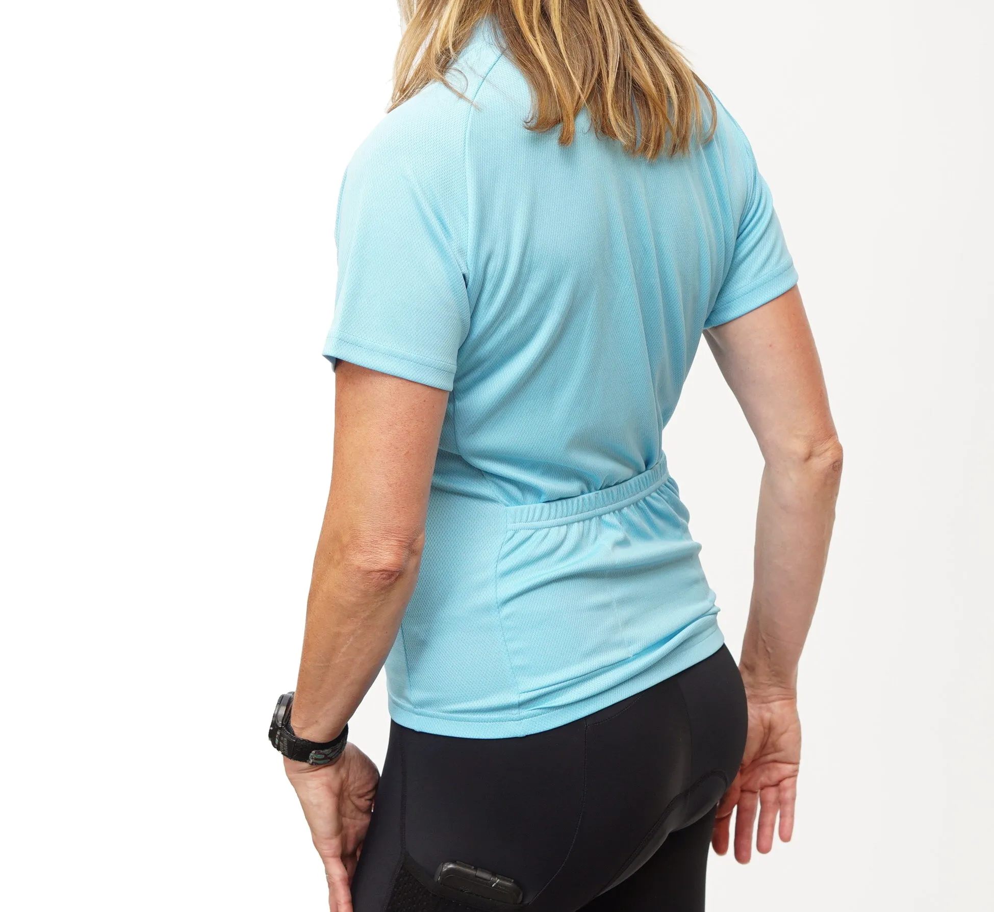 The Women's Ride Fit Jersey - Sky Blue