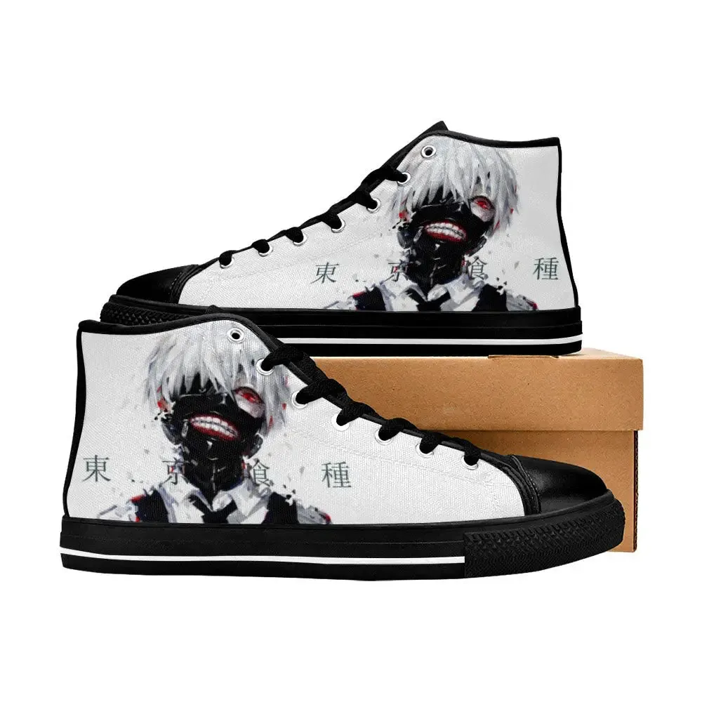 Tokyo Ghoul Kaneki Ken Shoes High Top Sneakers for Kids and Adults