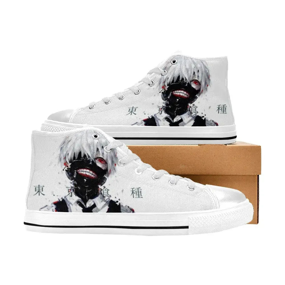 Tokyo Ghoul Kaneki Ken Shoes High Top Sneakers for Kids and Adults