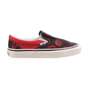Vans Classic Slip-On 98 DX Anaheim Factory Men's Shoes Black-Red Hot Lips