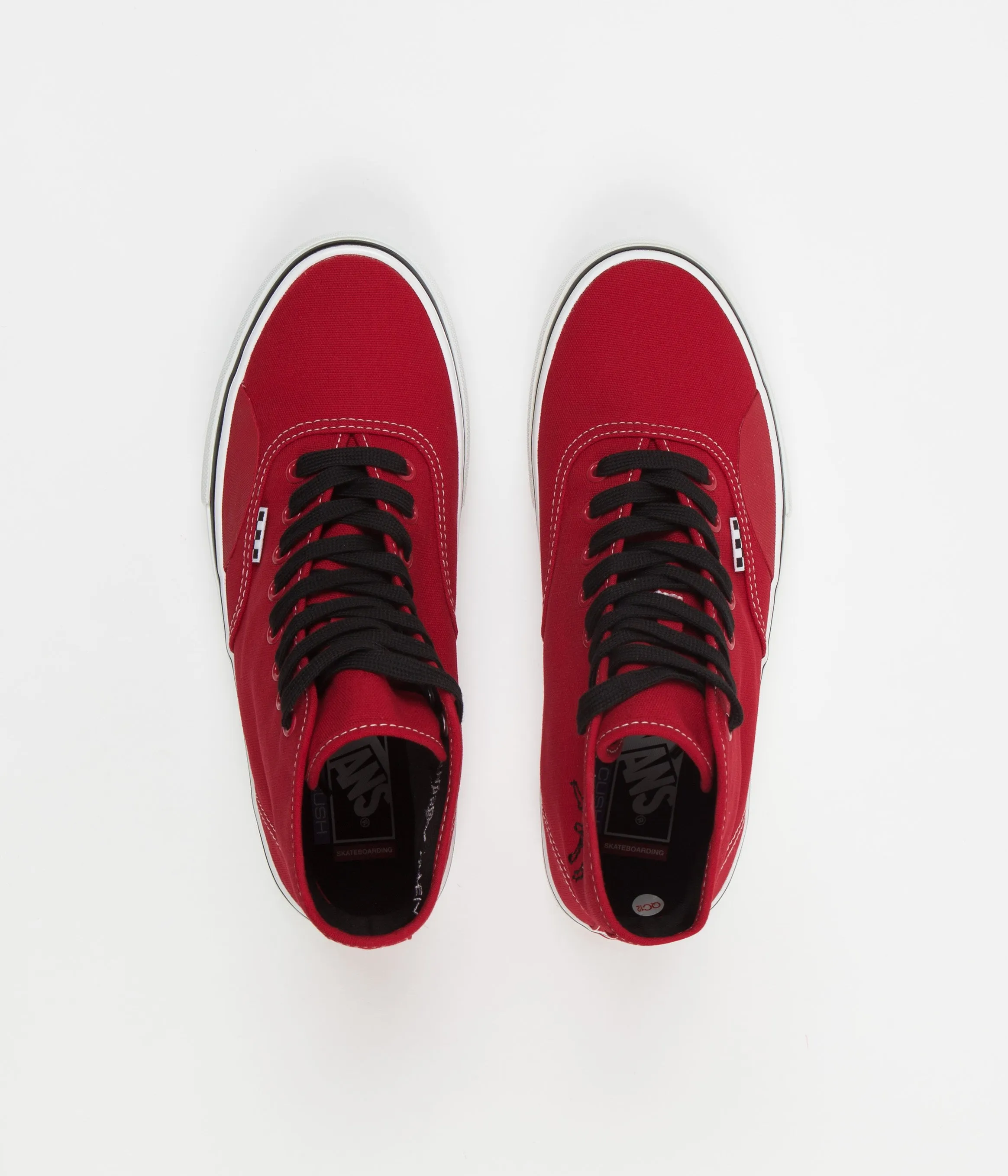 Vans Skate Authentic High LTD Shoes - (Andrew Allen) Red / Hockey