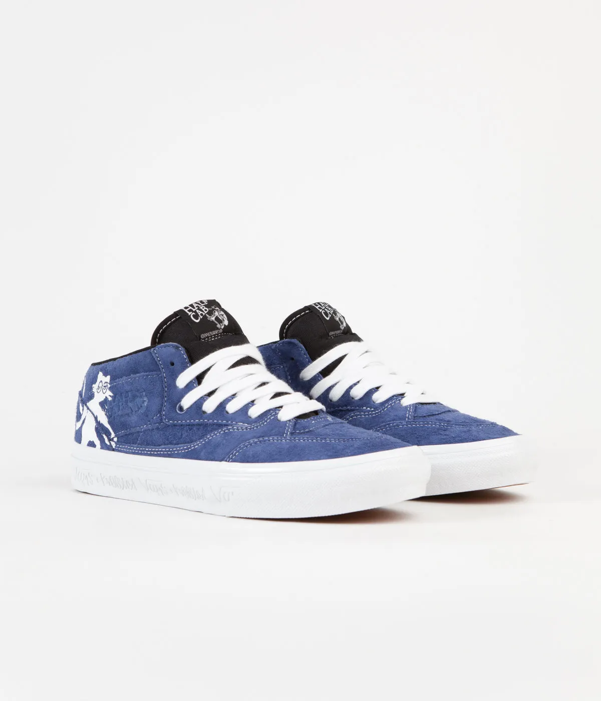 Vans Skate Half Cab '92 VCU Shoes - (Krooked By Natas For Ray) Blue