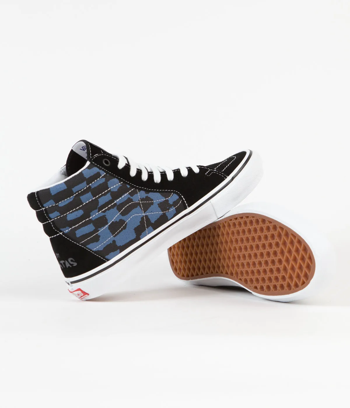 Vans Skate SK8-Hi Shoes - (Krooked By Natas For Ray) Blue