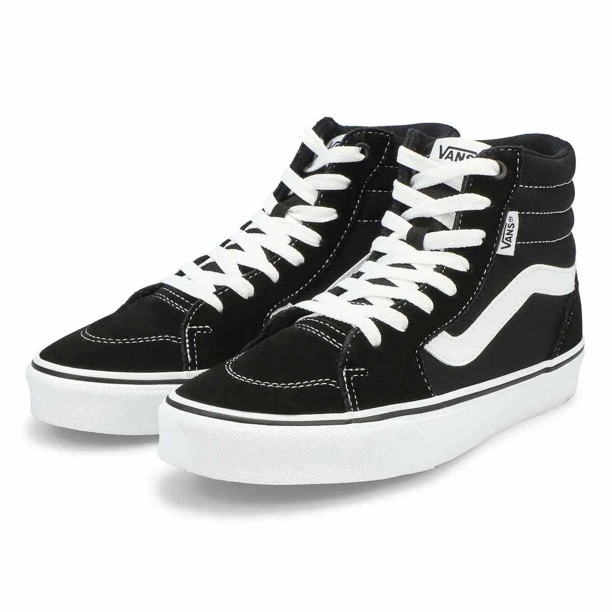 Vans Women's Filmore Hi Black and White Sneaker VNOA5HYUIJU1