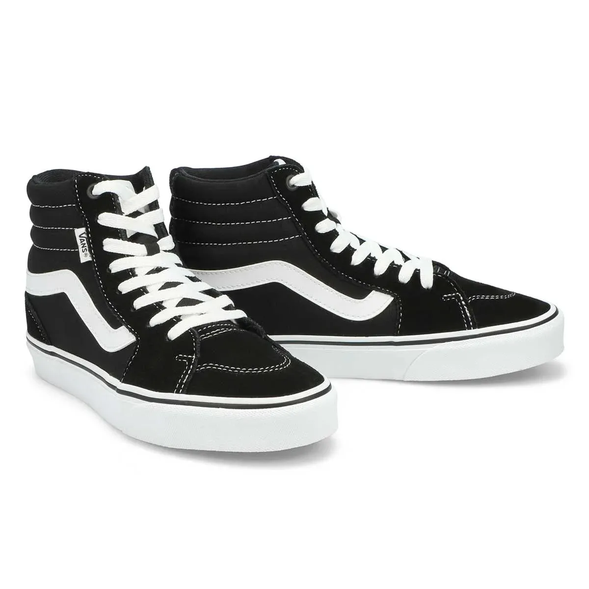 Vans Women's Filmore Hi Black and White Sneaker VNOA5HYUIJU1