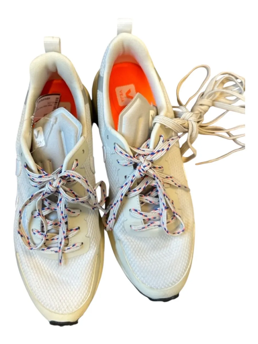 Veja Shoe Size 10 Cream & White Canvas Athletic Sneakers