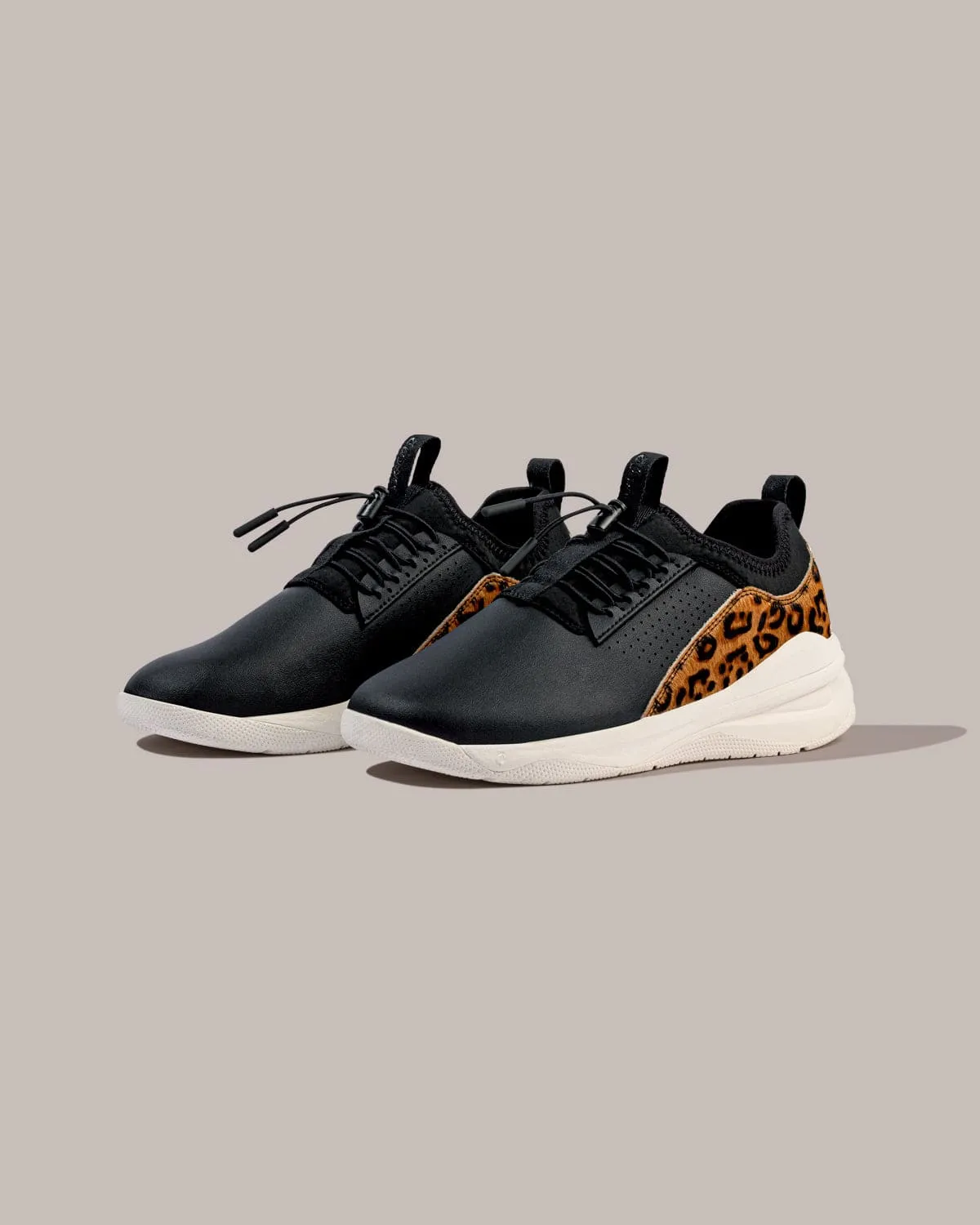Women's Classic LX - Black / White Leopard