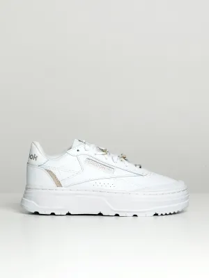 WOMENS REEBOK CLUB C DOUBLE GEO SNEAKERS - CLEARANCE